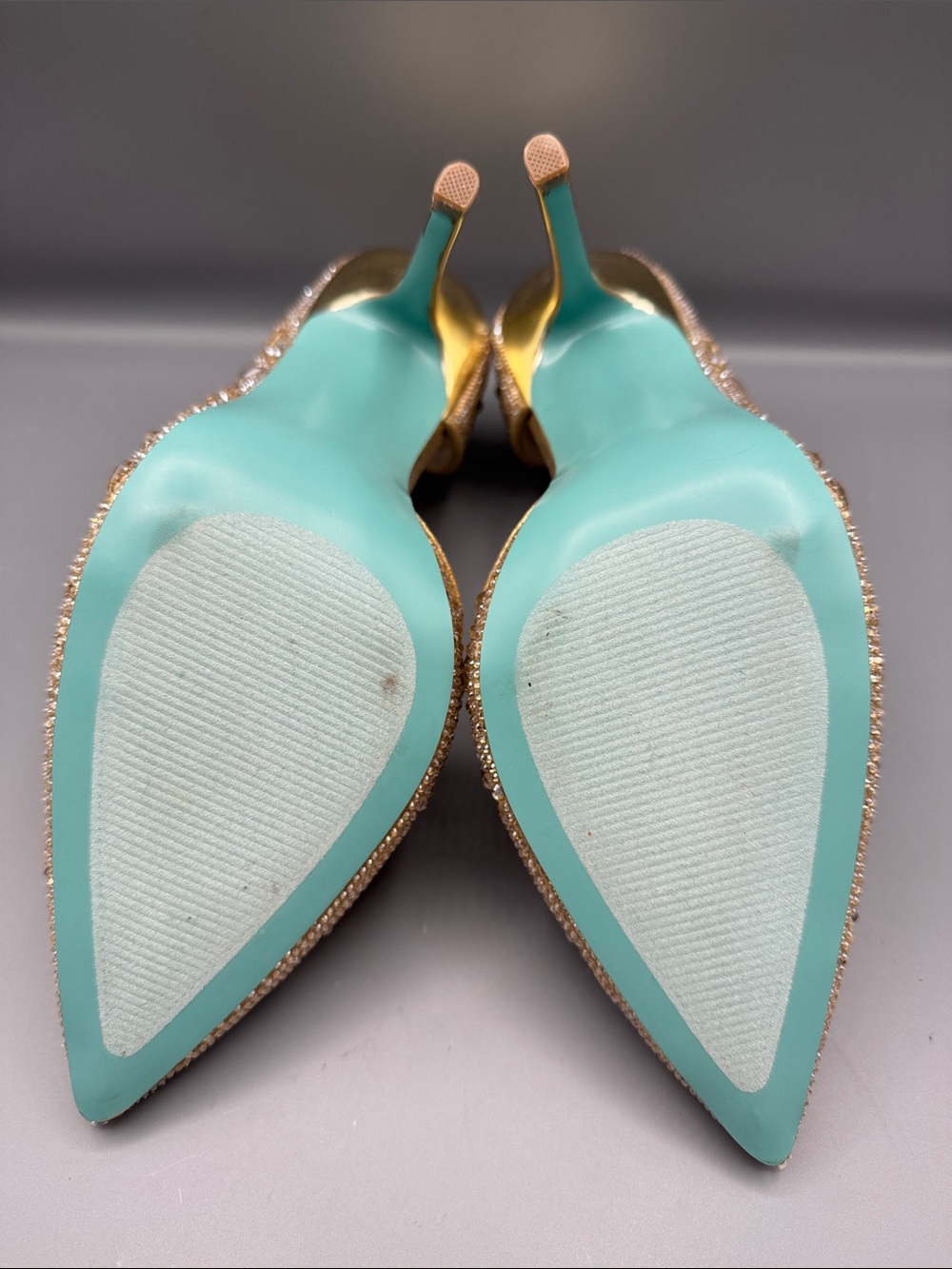 Betsey Johnson Women's Chic Rhinestone Evening Pumps - Picture 4 of 4